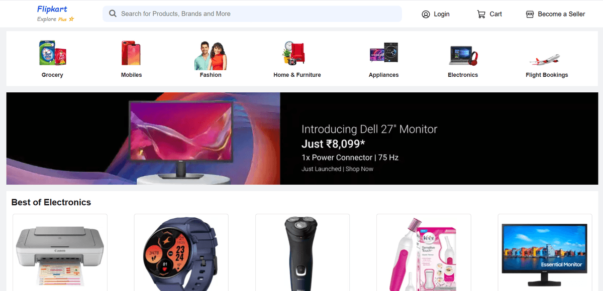 Flipkart Clone